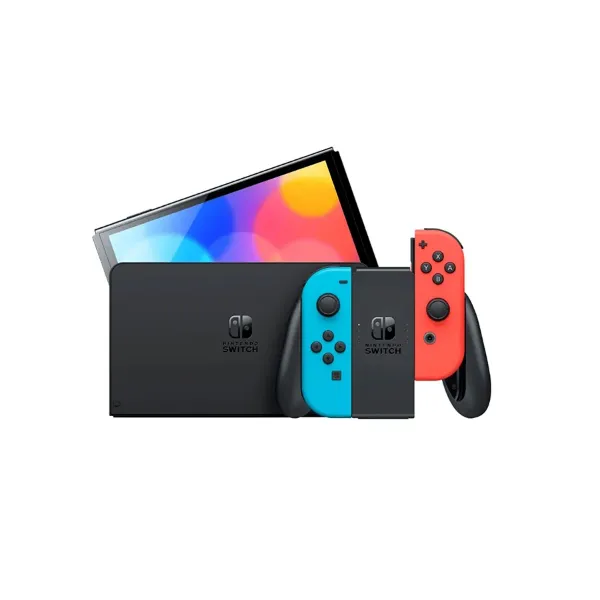 Picture of Nintendo Switch OLED Console - Blue & Red Joy-Con